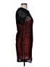 Sandro 100% Polyester Graphic Orange Cocktail Dress Size Med (2) - photo 4