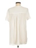 Pleione 100% Polyester Ivory Short Sleeve Blouse Size M - photo 2