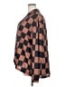 Assorted Brands 100% Polyester Houndstooth Brown Long Sleeve Blouse Size 2XL - photo 5