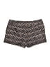 Trina Turk 100% Polyester Chevron-herringbone Blue Shorts Size 6 - photo 2