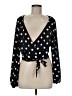 Victoria's Secret 100% Polyester Polka Dots Black Blazer Size M - photo 1