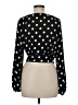 Victoria's Secret 100% Polyester Polka Dots Black Blazer Size M - photo 2