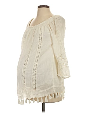 A Pea in the Pod 3/4 Sleeve Blouse (view 1)