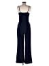 Socialite Solid Blue Jumpsuit Size M - photo 2