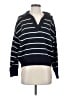 Elodie Stripes Blue Pullover Sweater Size S - photo 1