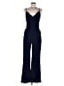Socialite Solid Blue Jumpsuit Size M - photo 1