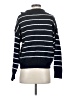 Elodie Stripes Blue Pullover Sweater Size S - photo 2