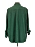 Mainstreet Blues Solid Green 3/4 Sleeve Blouse Size L - photo 2