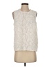 Vince Camuto 100% Polyester Ivory Sleeveless Blouse Size S - photo 1