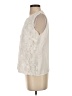 Vince Camuto 100% Polyester Ivory Sleeveless Blouse Size S - photo 5