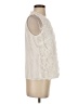 Vince Camuto 100% Polyester Ivory Sleeveless Blouse Size S - photo 4