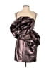 Zara Metallic Silver Cocktail Dress Size S - photo 1