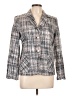 Requirements 100% Acrylic Tweed Gray Blazer Size 10 - photo 1