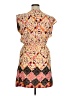 Bar III 100% Polyester Paisley Orange Casual Dress Size XL - photo 2