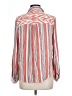 Umgee 100% Rayon Stripes Pink Long Sleeve Button-Down Shirt Size L - photo 2