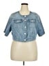 Torrid Blue Denim Jacket Size 3X Plus (3) - photo 1