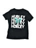 Hurley Black Short Sleeve Henley Size 4 - photo 1