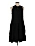 Max Studio Solid Black Casual Dress Size M - photo 1