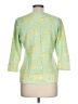 Tweeds Green 3/4 Sleeve Top Size L - photo 2