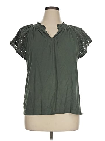 Ann Taylor LOFT Short Sleeve Blouse (view 1)