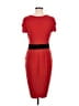 Autograph Solid Red Cocktail Dress Size UK 10 / US 6 - photo 2