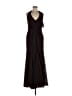 Vera Wang 100% Polyester Brown Black Cocktail Dress Size 10 - photo 1
