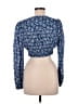 Boden 100% Cotton Blue Long Sleeve Blouse Size 8 - photo 2