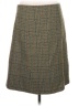 CAbi Tweed Brown Wool Skirt Size 8 - photo 2