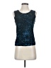 Connected Apparel Teal Sleeveless Top Size S - photo 1
