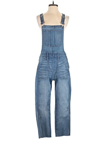 Madewell Skinny Overalls in Kemp Wash (view 1)