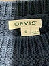 Orvis 100% Cotton Chevron-herringbone Blue Pullover Sweater Size S - photo 7