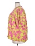 Easel 100% Rayon Pink 3/4 Sleeve Blouse Size 2X - photo 5