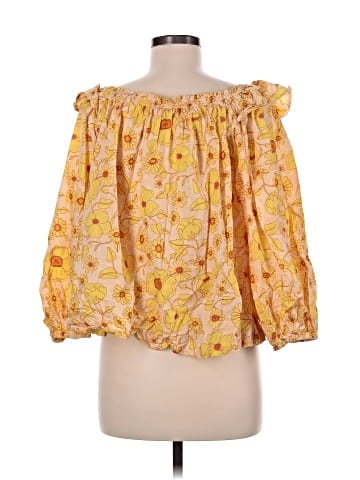 Free People 3/4 Sleeve Blouse (view 2)