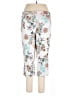 St. John's Bay Floral White Casual Pants Size 16 - photo 2