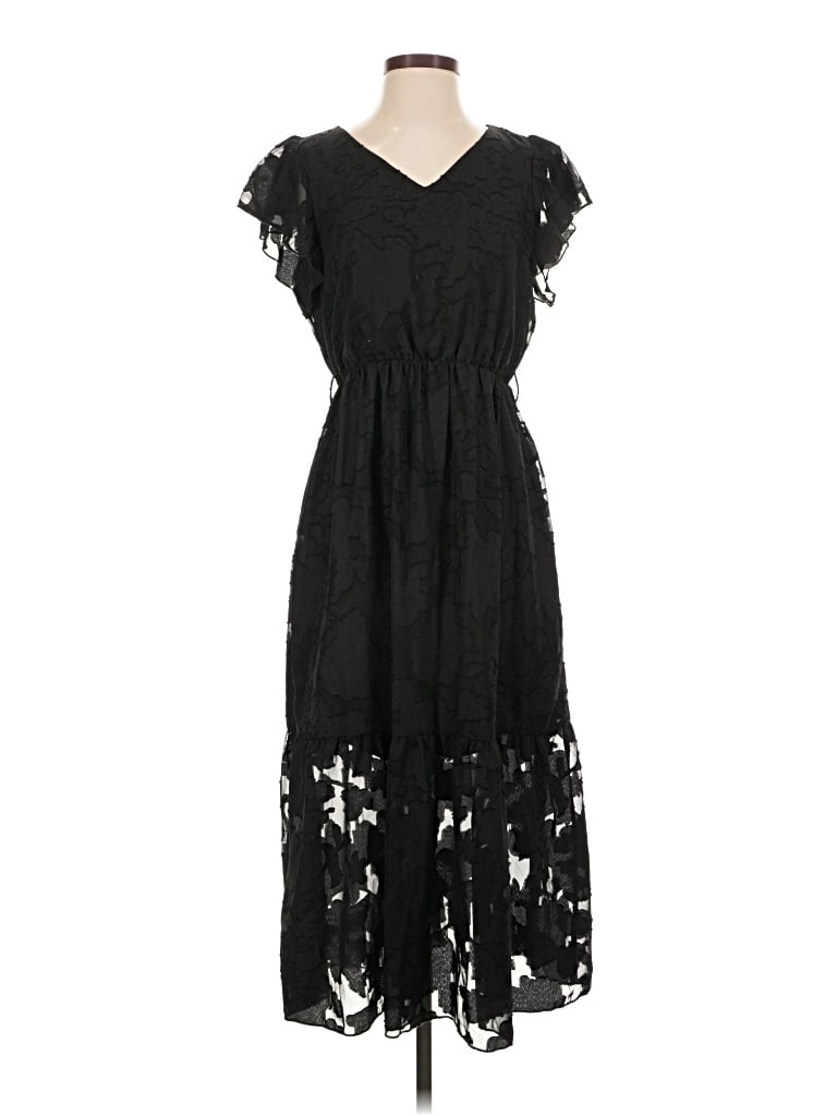 Pre-owned Lillusory Casual Dress In Black
