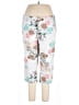 St. John's Bay Floral White Casual Pants Size 16 - photo 1