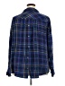 Torrid Plaid Blue Long Sleeve Button-Down Shirt Size 4X Plus (4) - photo 2