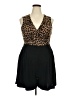 Torrid Animal Print Black Romper Size 2X Plus (2) - photo 1