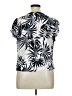 City Chic 100% Viscose Silver Short Sleeve Blouse Size 16 Plus (S) - photo 2