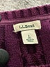 L.L.Bean Burgundy Pullover Sweater Size L - photo 7