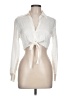 Zara Ivory Long Sleeve Blouse Size L - photo 1