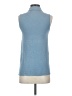 ModCloth Blue Sleeveless Button-Down Shirt Size S - photo 2