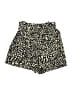 Have 100% Polyester Animal Print Gold Shorts Size M - photo 1