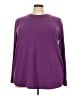 DG^2 by Diane Gilman Purple Pullover Sweater Size 2X - photo 1