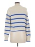 Gap 100% Cotton Stripes Ivory Pullover Sweater Size M - photo 2