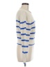 Gap 100% Cotton Stripes Ivory Pullover Sweater Size M - photo 4