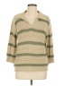 MADE IN ITALY Stripes Tan Pullover Sweater Size L - photo 1