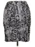 Lyssé Animal Print Gray Casual Skirt Size XL - photo 2