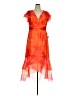 Xscape 100% Polyester Orange Cocktail Dress Size 14 - photo 1