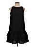 Ann Taylor LOFT 100% Polyester Solid Black Casual Dress Size 0 - photo 1